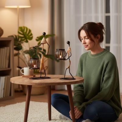 Bougeoir design | Élégance Minimaliste - Bon prix Store