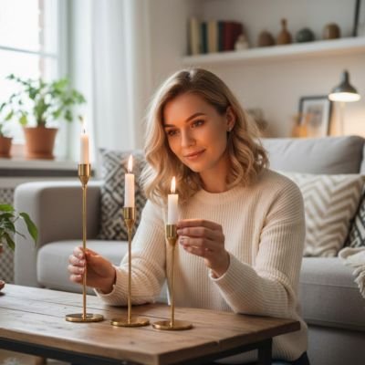 Bougeoir | Élégance Laiton Artisanal - Bon prix Store