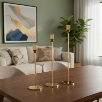 Bougeoir | Élégance Laiton Artisanal - Bon prix Store