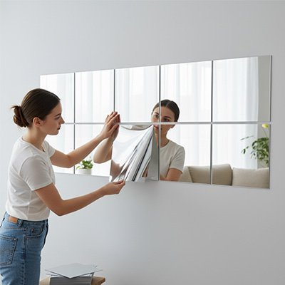 Miroir autocollant | ÉlégantFix - Bon prix Store